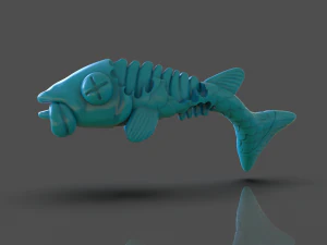 tmnt fish scratch 3D Print Model
