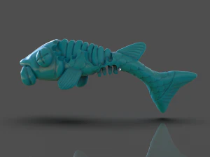 tmnt fish scratch 3D Print Model