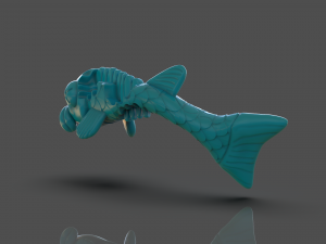 tmnt fish scratch 3D-Druckmodell