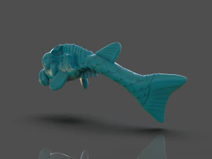tmnt fish scratch 3D Print Model