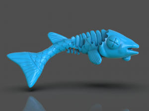tmnt fish scratch 3D-Druckmodell