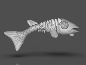 tmnt fish scratch 3D Print Model