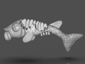 tmnt fish scratch 3D Print Model