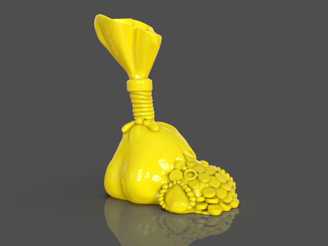 tmnt money bag Modèles 3D en vedette .c4d .max .obj .3ds .fbx .stl .blend 