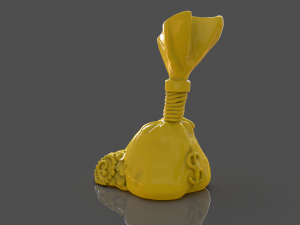 tmnt money bag Modèles 3D en vedette