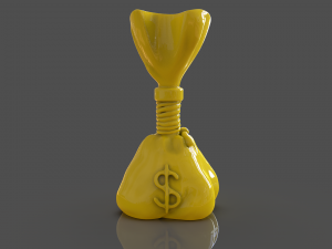 tmnt money bag Modèles 3D en vedette