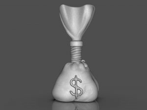 tmnt money bag Modèles 3D en vedette