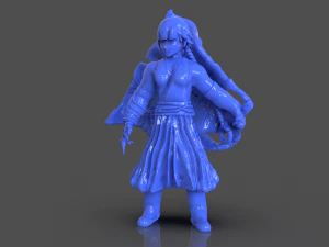 soifon anime mini figure 3D Print Model