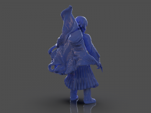 soifon anime mini figure 3D Принт Модель