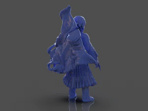 soifon anime mini figure 3D Print Model