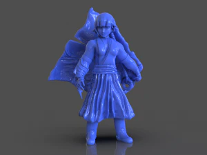 soifon anime mini figure 3D Print Model
