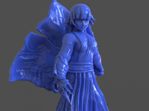 soifon anime mini figure 3D Print Model