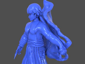 soifon anime mini figure 3D Print Model