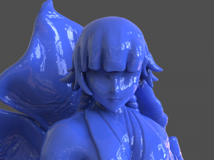 soifon anime mini figure 3D Принт Модель