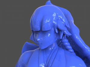 soifon anime mini figure 3D Принт Модель