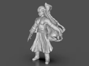 soifon anime mini figure 3D Print Model