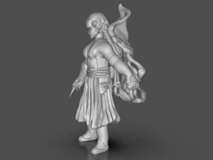 soifon anime mini figure 3D Print Model
