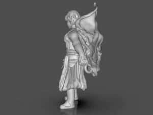soifon anime mini figure 3D Print Model