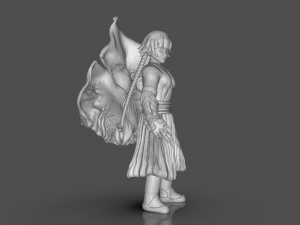 soifon anime mini figure 3D Принт Модель