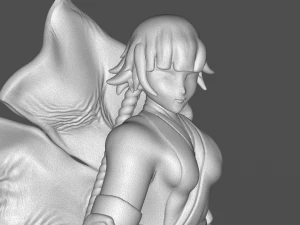 soifon anime mini figure 3D Print Model