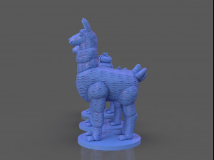 stylized llama 3 versions Model do druku 3D