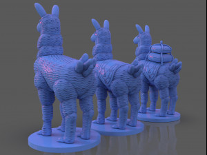 stylized llama 3 versions Model do druku 3D