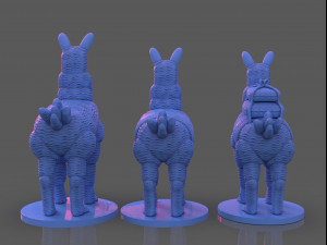 stylized llama 3 versions Model do druku 3D
