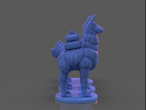 stylized llama 3 versions Model do druku 3D