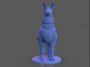 stylized llama 3 versions Model do druku 3D