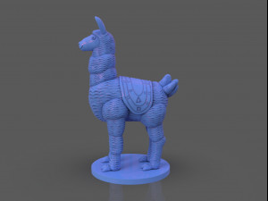 stylized llama 3 versions Model do druku 3D