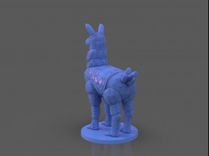 stylized llama 3 versions Model do druku 3D