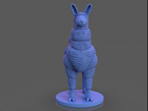 stylized llama 3 versions Model do druku 3D