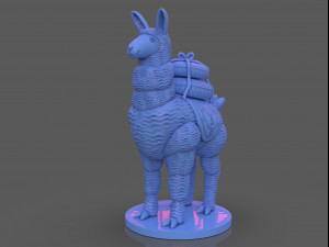 stylized llama 3 versions Model do druku 3D