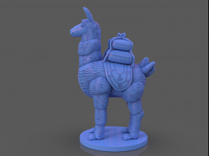 stylized llama 3 versions Model do druku 3D