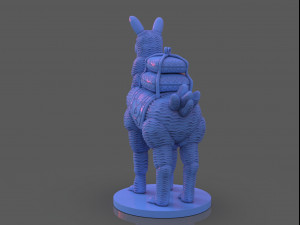 stylized llama 3 versions Model do druku 3D