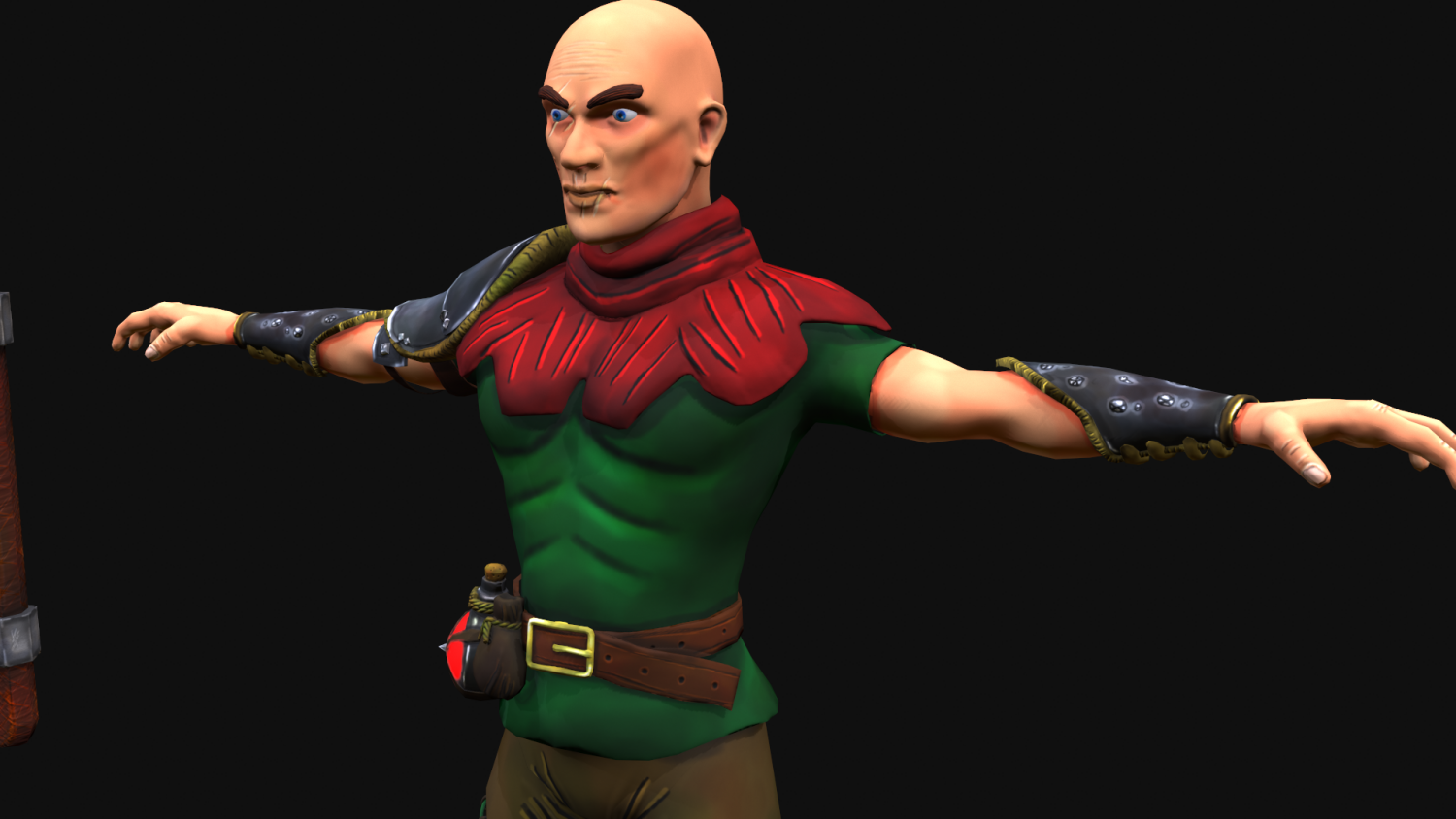 Medieval Stylized Bandit And Sword 3D Модель In Выдуманные 3DExport