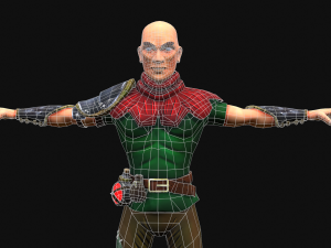 Medieval Stylized Bandit and Sword Modelo 3D
