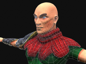 Medieval Stylized Bandit and Sword Modelo 3D