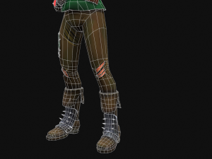 Medieval Stylized Bandit and Sword Modelo 3D