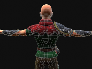 Medieval Stylized Bandit and Sword Modelo 3D