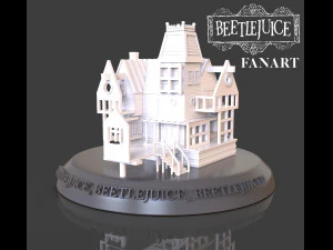 Diorama della casa di Beetlejuice Modello di stampa 3D