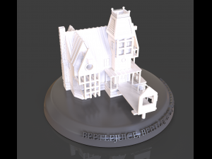 Beetlejuice House Diorama 3D Принт Модель