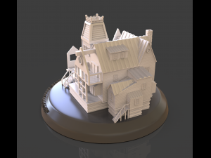 Beetlejuice House Diorama 3D Принт Модель
