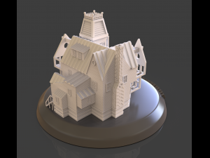 Beetlejuice House Diorama 3D Принт Модель