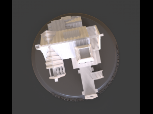 Beetlejuice House Diorama 3D Принт Модель