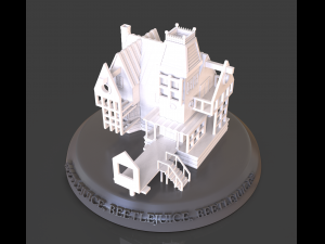 Beetlejuice House Diorama 3D Принт Модель