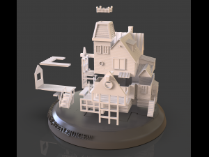 Beetlejuice House Diorama 3D Принт Модель
