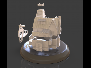 Beetlejuice House Diorama 3D Принт Модель