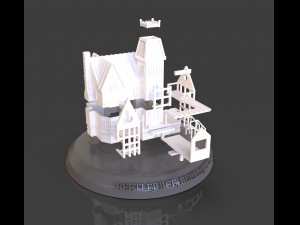 Beetlejuice House Diorama 3D Принт Модель