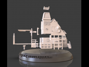 Beetlejuice House Diorama 3D Принт Модель